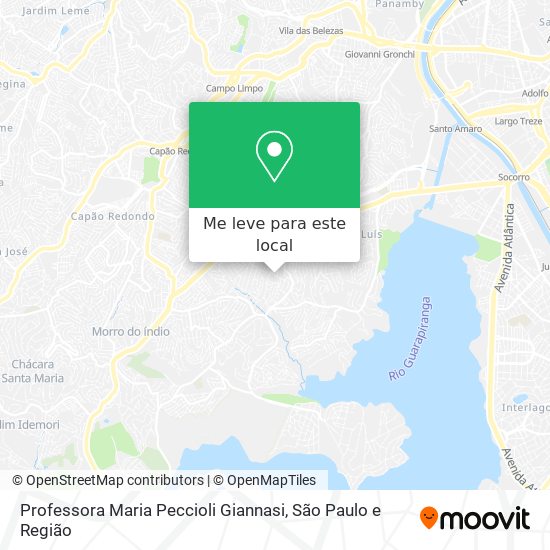 Professora Maria Peccioli Giannasi mapa