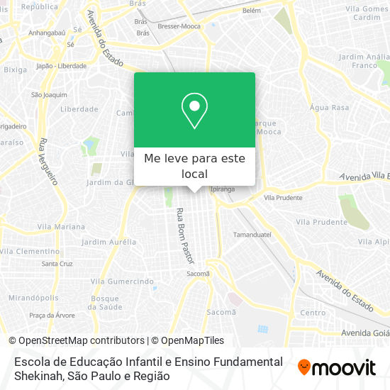 Escola de Educação Infantil e Ensino Fundamental Shekinah mapa