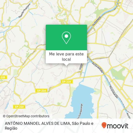 ANTÔNIO MANOEL ALVES DE LIMA mapa