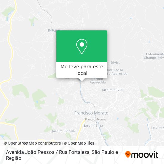 Avenida João Pessoa / Rua Fortaleza mapa