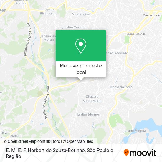 E. M. E. F. Herbert de Souza-Betinho mapa