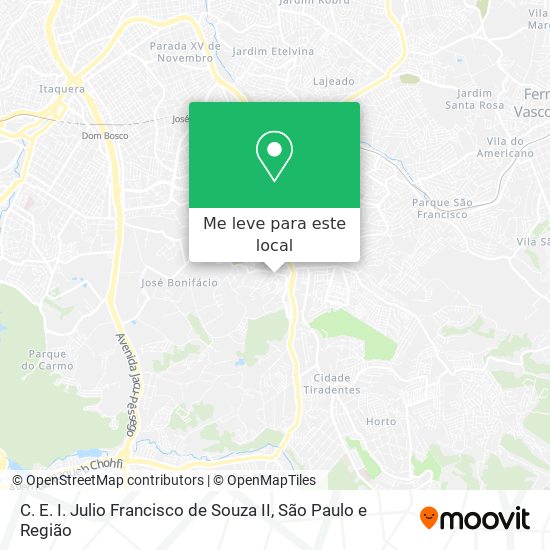 C. E. I. Julio Francisco de Souza II mapa