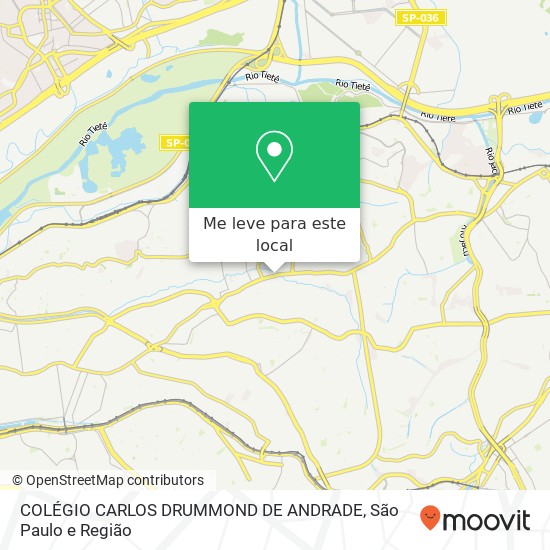 COLÉGIO CARLOS DRUMMOND DE ANDRADE mapa