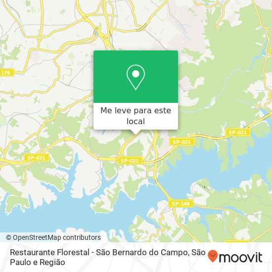 Restaurante Florestal - São Bernardo do Campo mapa