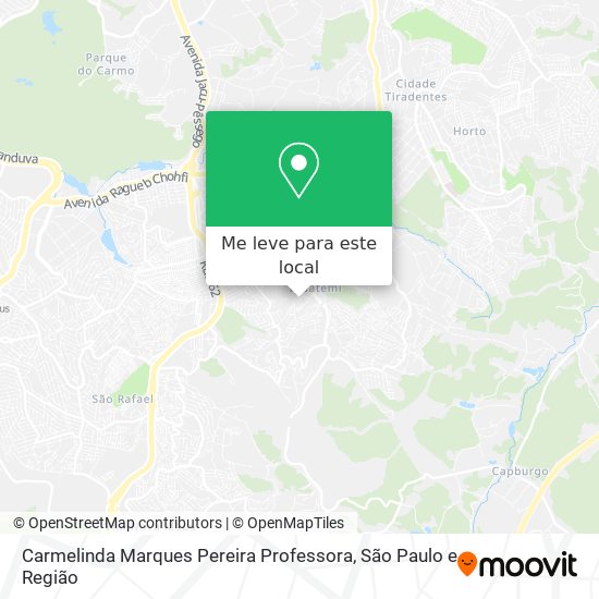 Carmelinda Marques Pereira Professora mapa