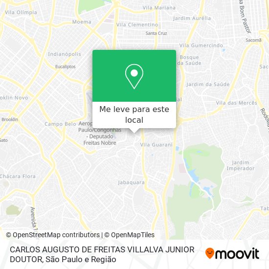 CARLOS AUGUSTO DE FREITAS VILLALVA JUNIOR DOUTOR mapa