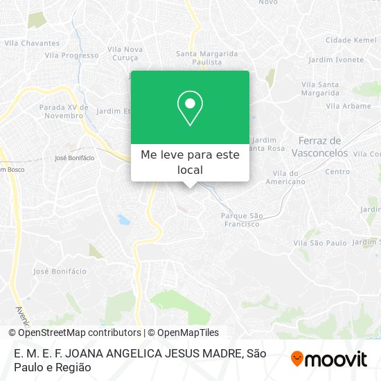 E. M. E. F. JOANA ANGELICA JESUS MADRE mapa