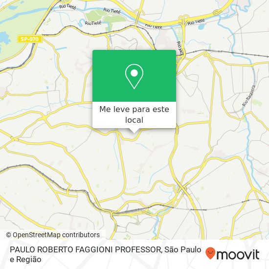PAULO ROBERTO FAGGIONI PROFESSOR mapa