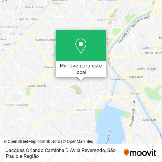 Jacques Orlando Caminha D Avila Reverendo mapa