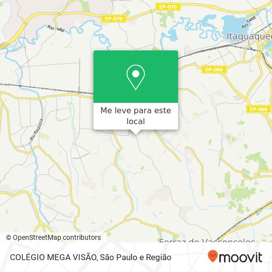 COLÉGIO MEGA VISÃO mapa