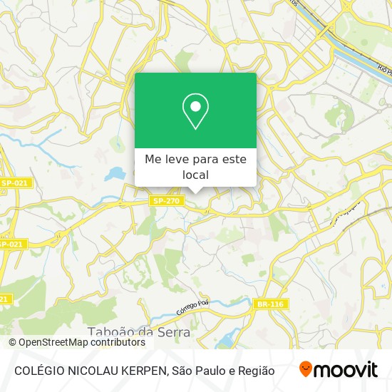 COLÉGIO NICOLAU KERPEN mapa