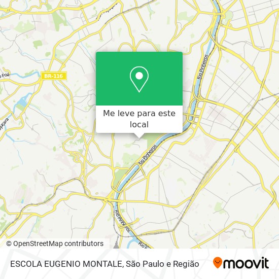 ESCOLA EUGENIO MONTALE mapa
