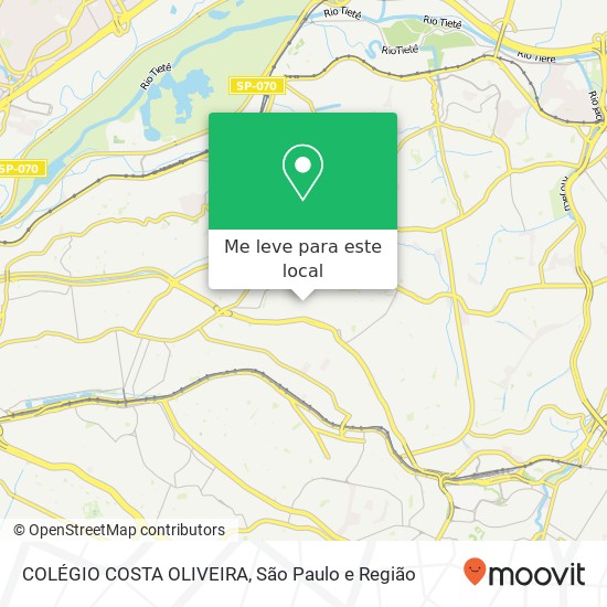 COLÉGIO COSTA OLIVEIRA mapa
