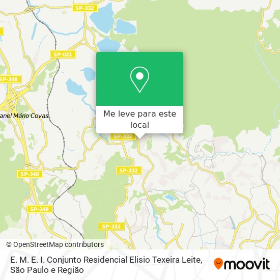 E. M. E. I. Conjunto Residencial Elisio Texeira Leite mapa