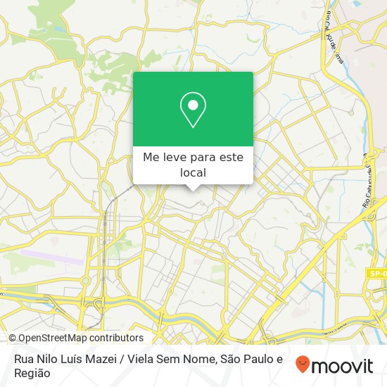 Rua Nilo Luís Mazei / Viela Sem Nome mapa