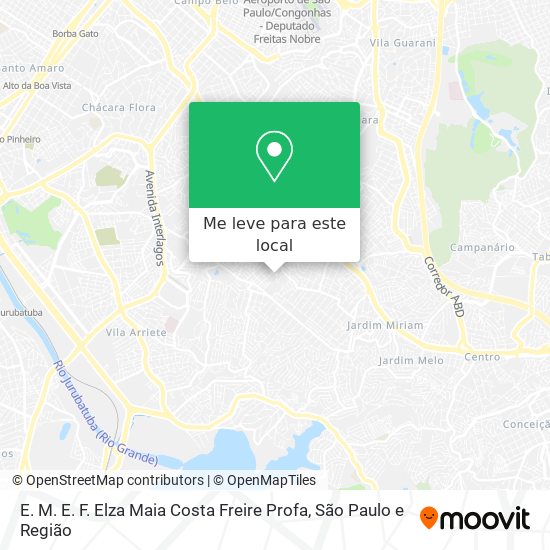 E. M. E. F. Elza Maia Costa Freire Profa mapa