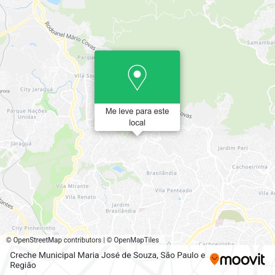 Creche Municipal Maria José de Souza mapa