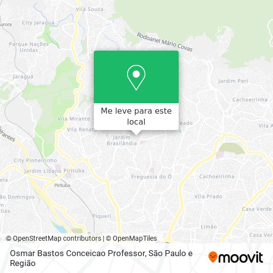 Osmar Bastos Conceicao Professor mapa