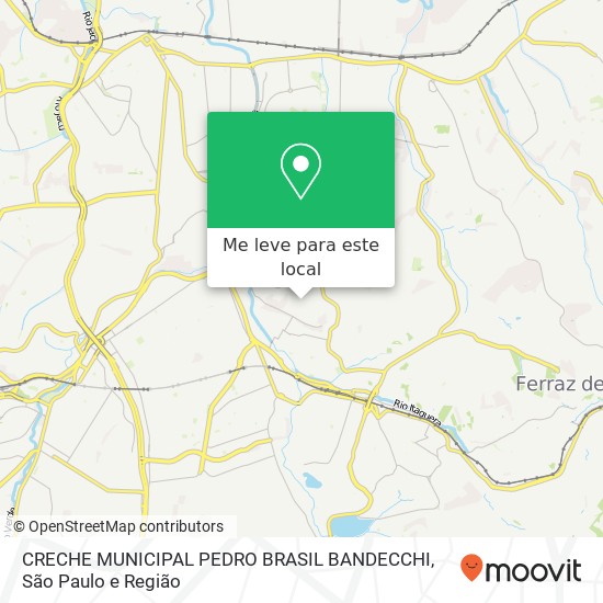 CRECHE MUNICIPAL PEDRO BRASIL BANDECCHI mapa