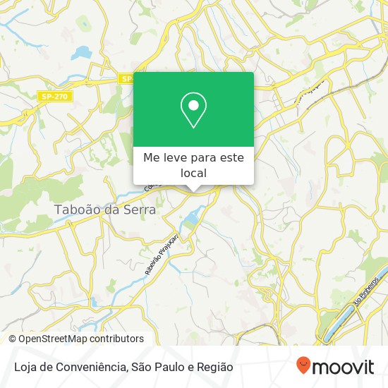 Loja de Conveniência mapa