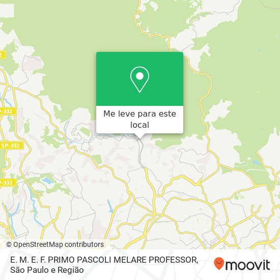 E. M. E. F. PRIMO PASCOLI MELARE PROFESSOR mapa