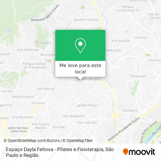 Espaço Dayla Feitosa - Pilates e Fisioterapia mapa