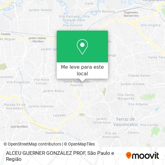 ALCEU GUERNER GONZALEZ PROF mapa