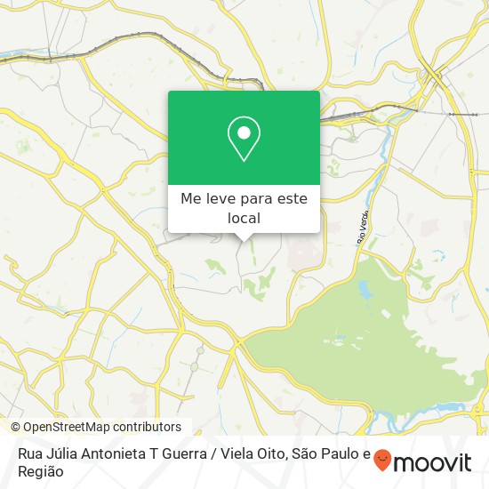 Rua Júlia Antonieta T Guerra / Viela Oito mapa