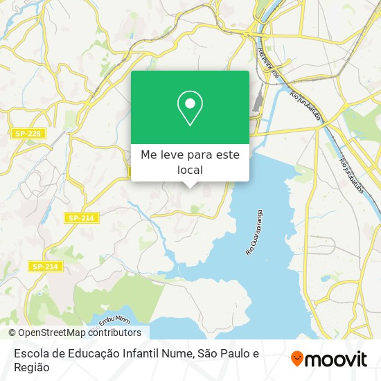 Escola de Educação Infantil Nume mapa