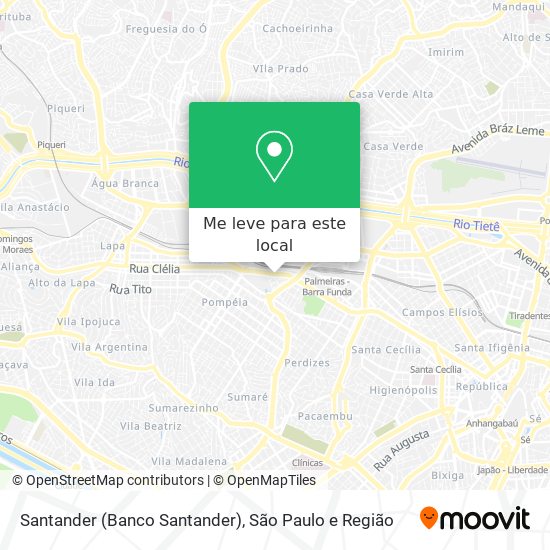 Santander (Banco Santander) mapa