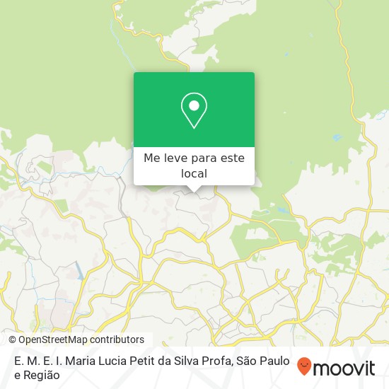 E. M. E. I. Maria Lucia Petit da Silva Profa mapa