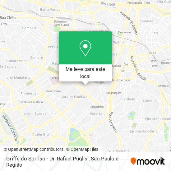 Griffe do Sorriso - Dr. Rafael Puglisi mapa