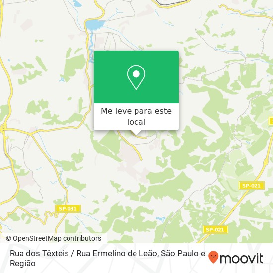 Rua dos Têxteis / Rua Ermelino de Leão mapa