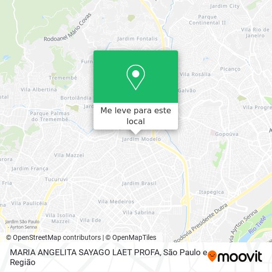 MARIA ANGELITA SAYAGO LAET PROFA mapa