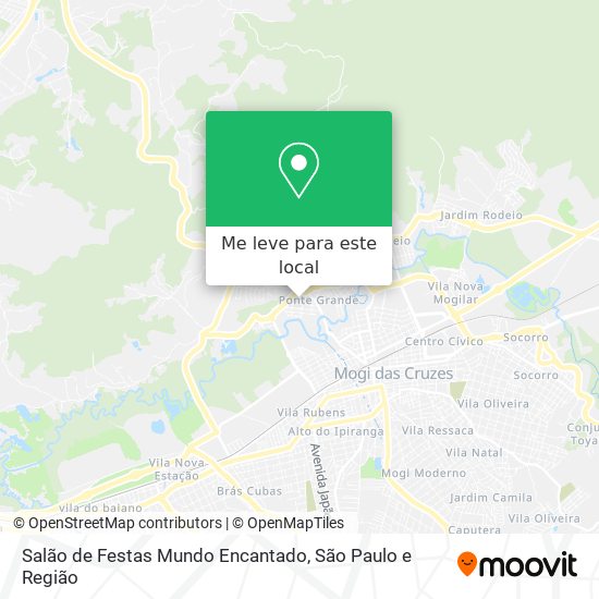 Salão de Festas Mundo Encantado mapa