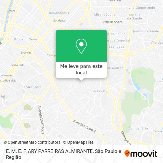 E. M. E. F. ARY PARREIRAS ALMIRANTE mapa