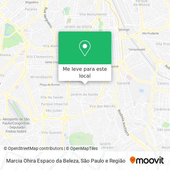 Marcia Ohira Espaco da Beleza mapa