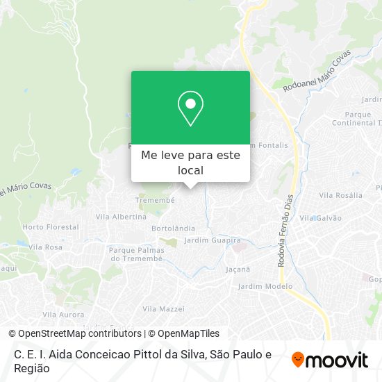 C. E. I. Aida Conceicao Pittol da Silva mapa