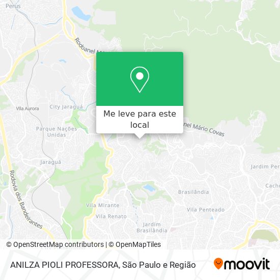 ANILZA PIOLI PROFESSORA mapa