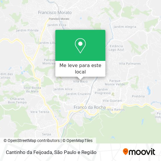Cantinho da Feijoada mapa