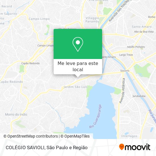 COLÉGIO SAVIOLI mapa