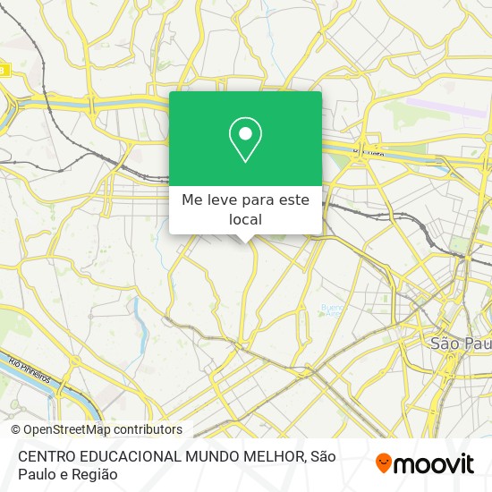 CENTRO EDUCACIONAL MUNDO MELHOR mapa