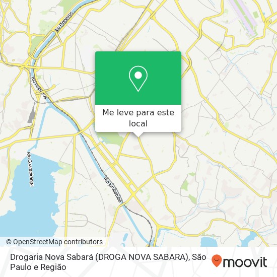 Drogaria Nova Sabará (DROGA NOVA SABARA) mapa