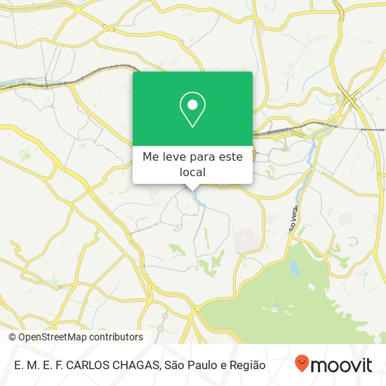 E. M. E. F. CARLOS CHAGAS mapa