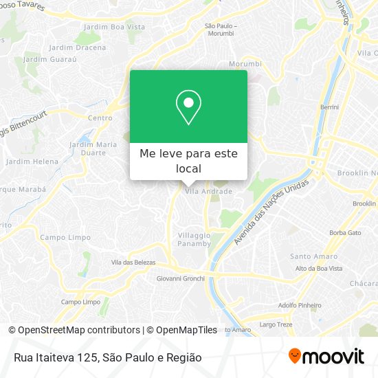 Rua Itaiteva 125 mapa