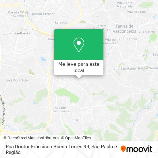 Rua Doutor Francisco Bueno Torres 99 mapa