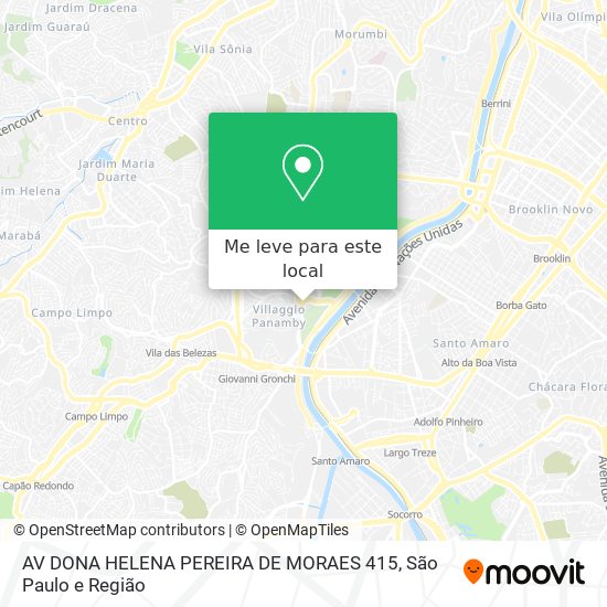 AV DONA HELENA PEREIRA DE MORAES 415 mapa