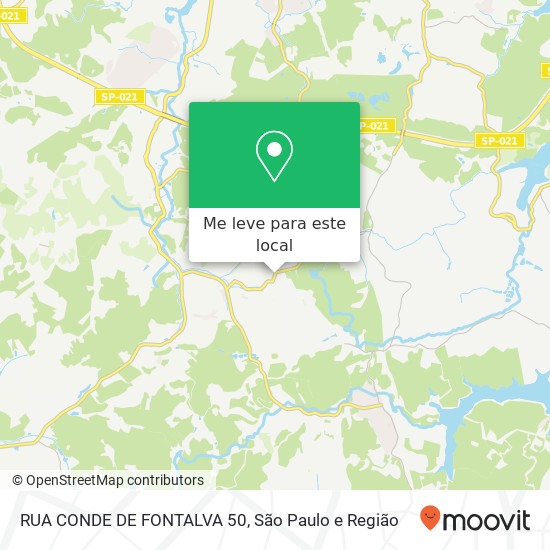 RUA CONDE DE FONTALVA 50 mapa