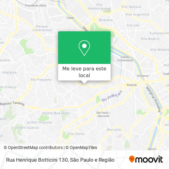 Rua Henrique Botticini 130 mapa