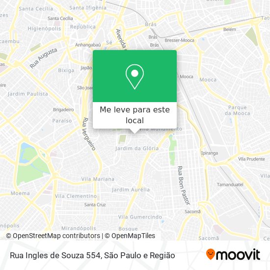 Rua Ingles de Souza 554 mapa